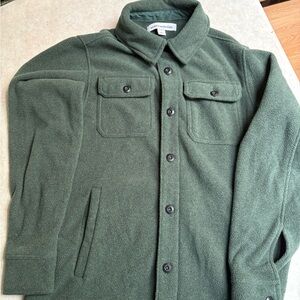 Amazon Essentials Men's Dark Green Shirt Jacket